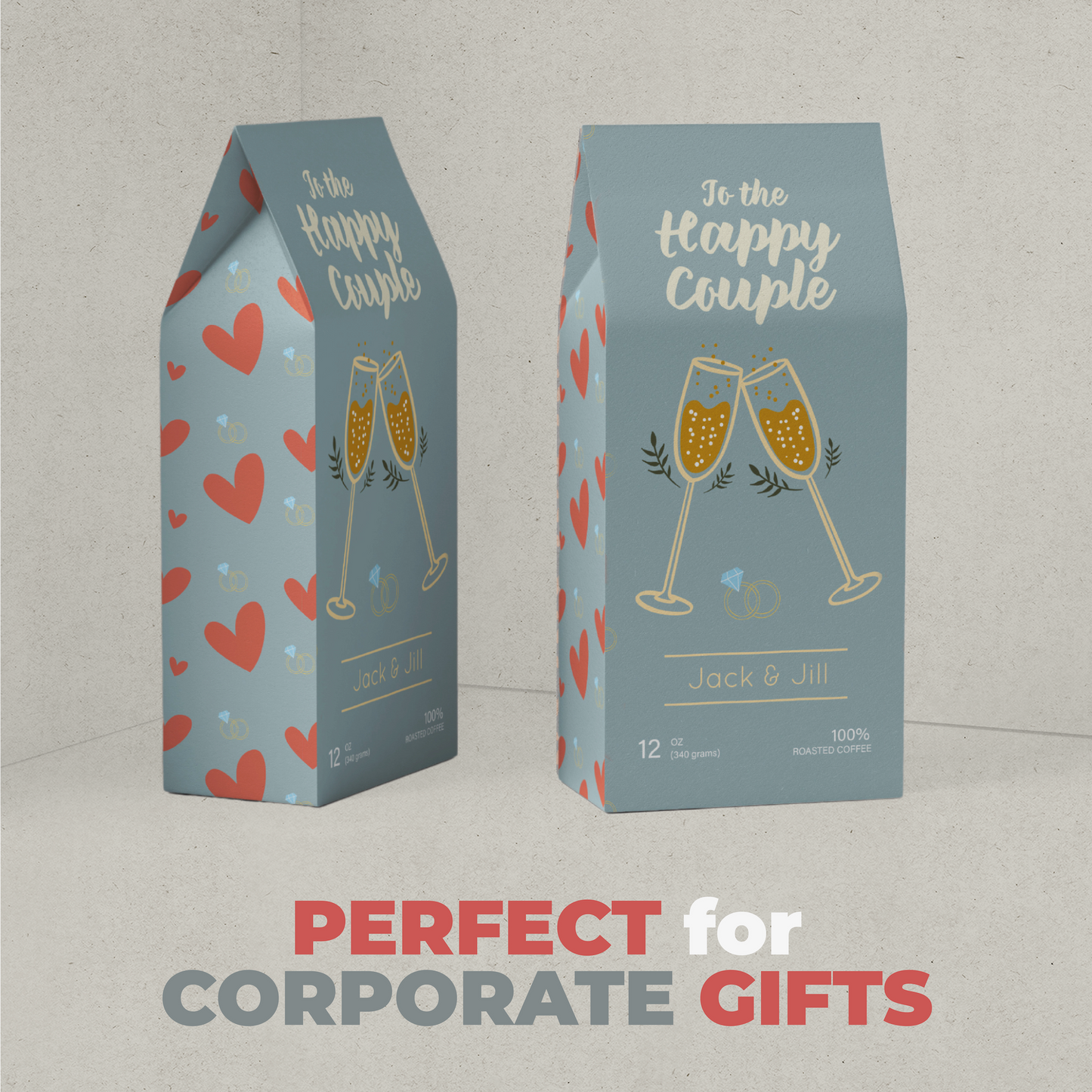Wedding Happy Couple Coffee Bag