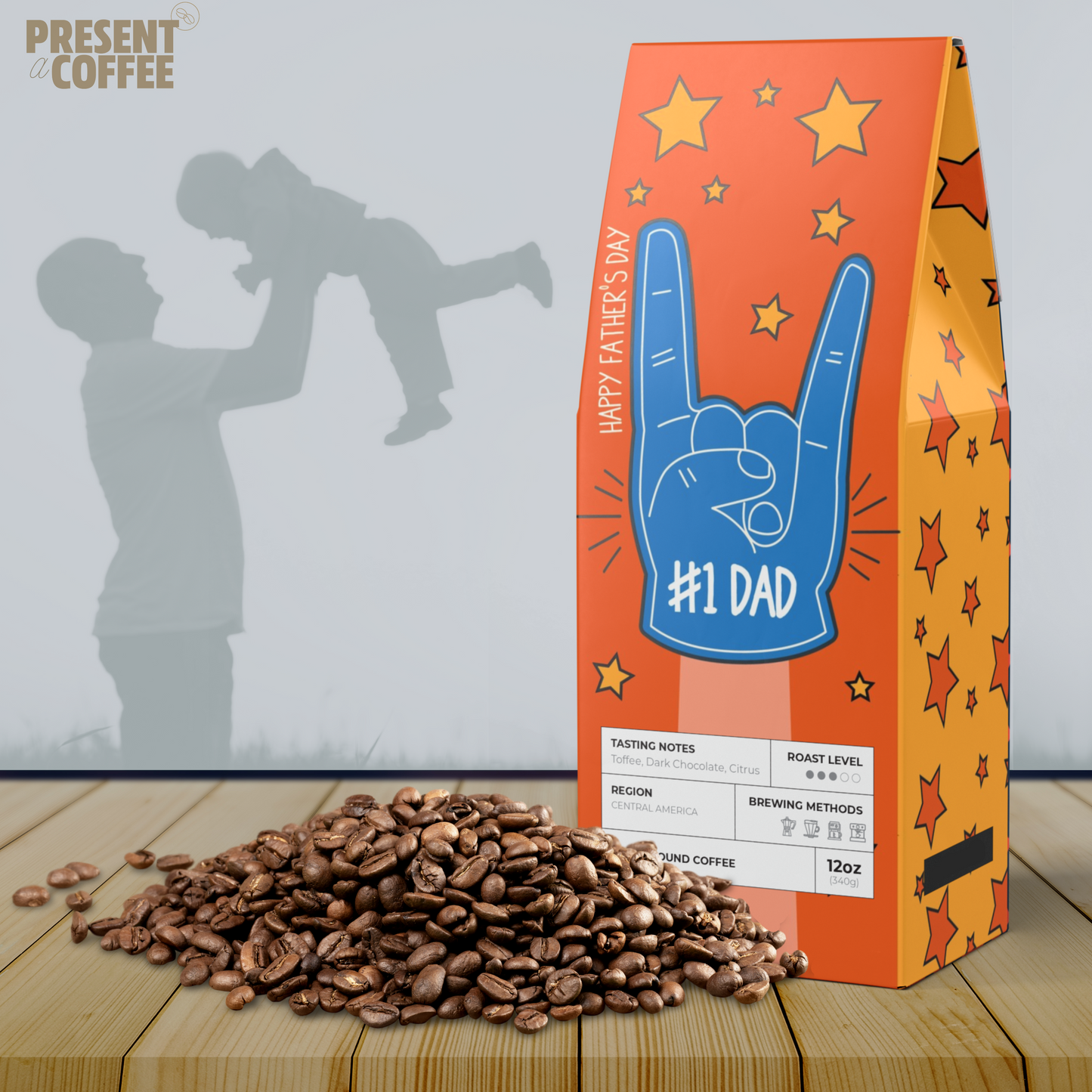 Dad's Coffee Bag for Birthday and Father's Day