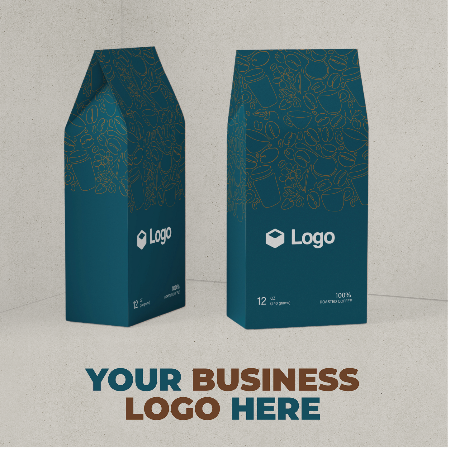 Custom Logo Coffee Bag