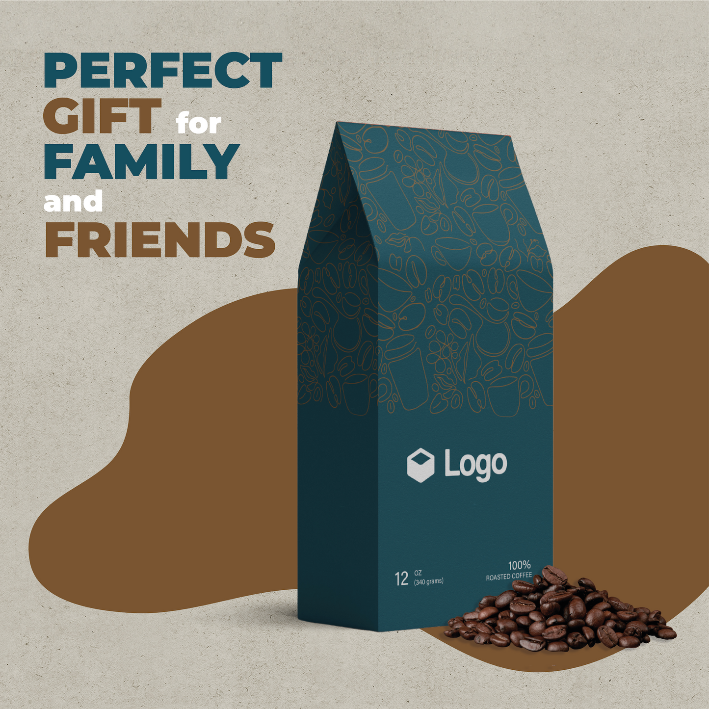 Custom Logo Coffee Bag