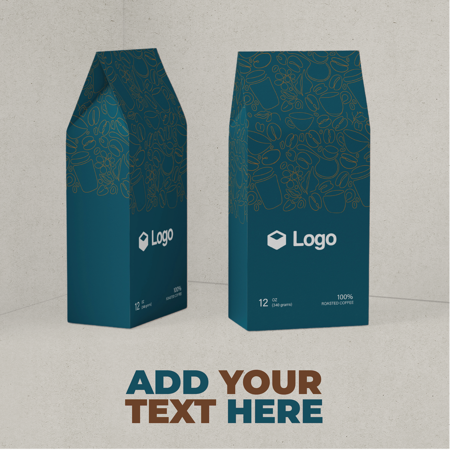 Custom Logo Coffee Bag