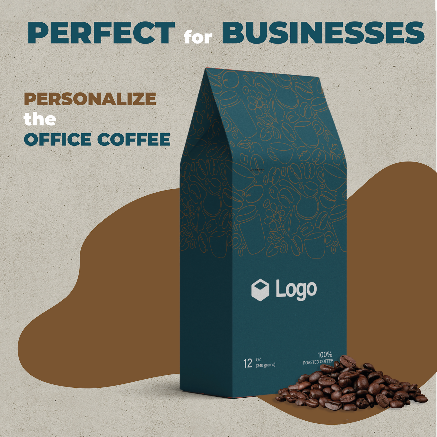 Custom Logo Coffee Bag
